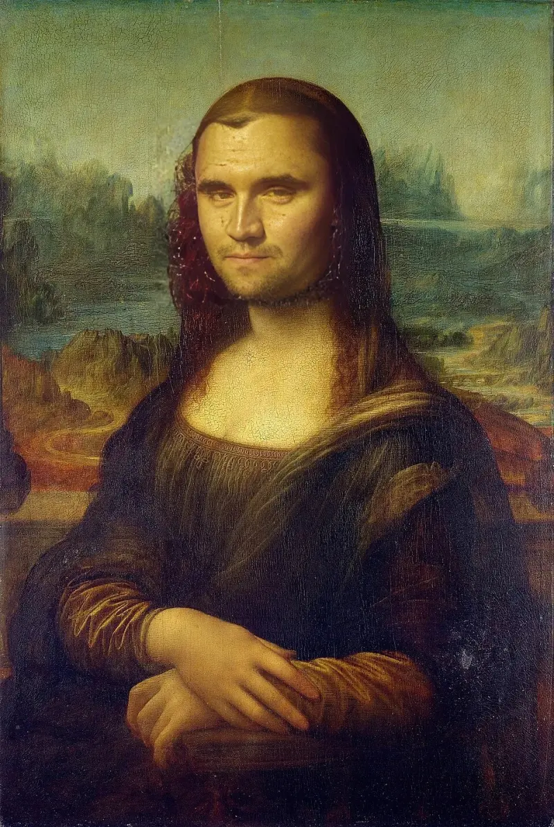The mona, by leonardo