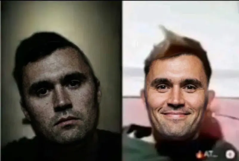 Two men are shown in this composite image.